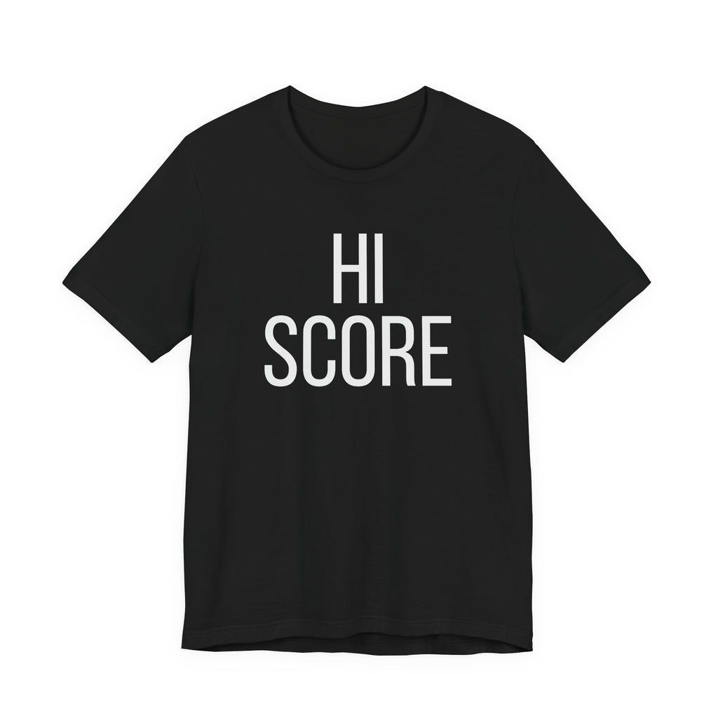 Hi Score T‑Shirt — Retro Gamer High Score Tee