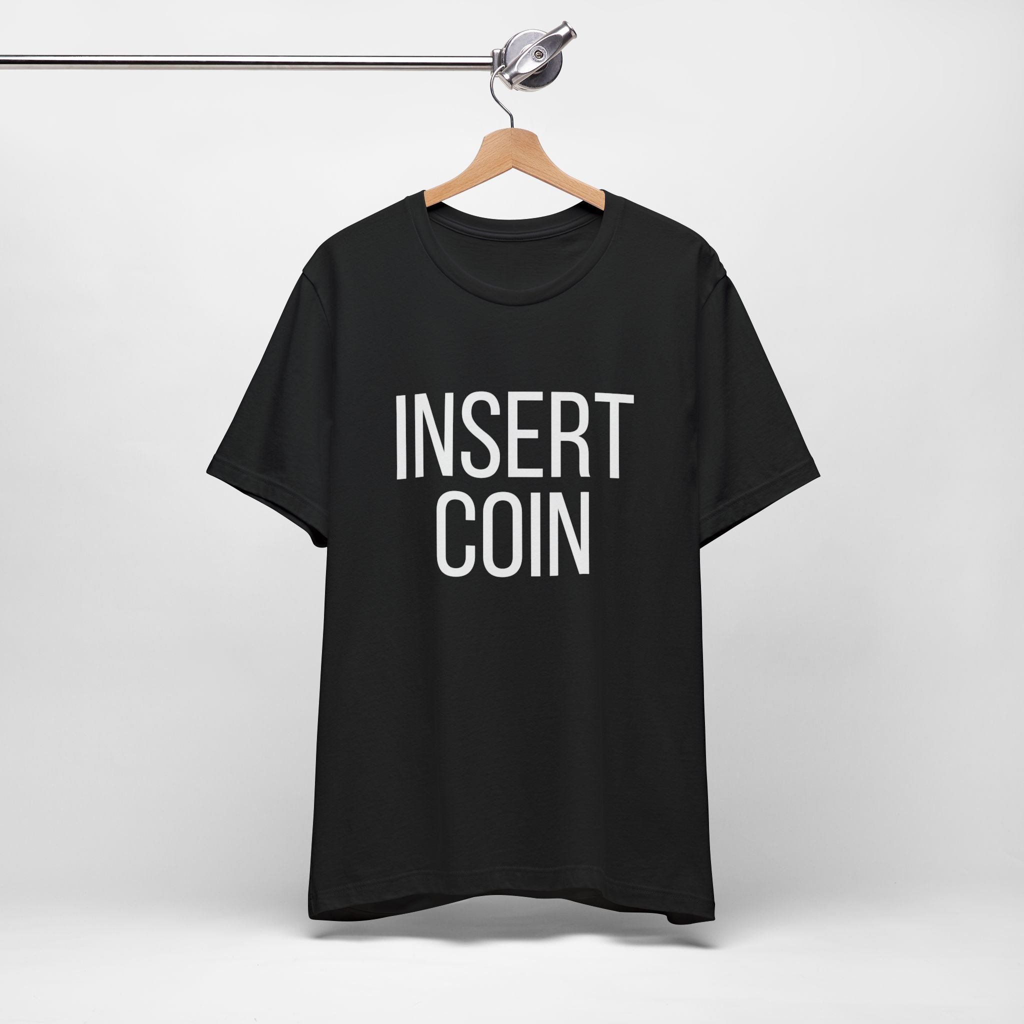 Insert Coin T‑Shirt — Retro Arcade Gaming Tee