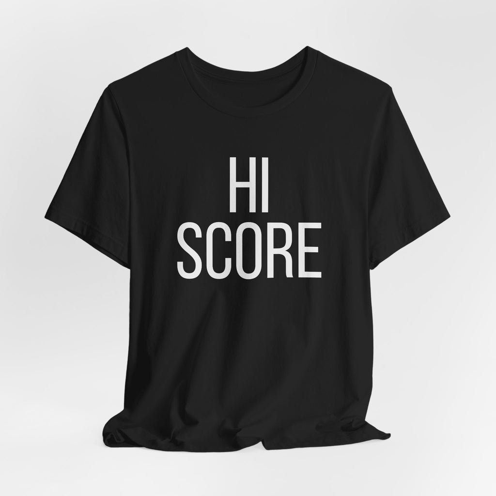 Hi Score T‑Shirt — Retro Gamer High Score Tee