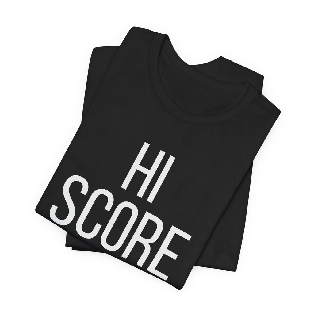 Hi Score T‑Shirt — Retro Gamer High Score Tee